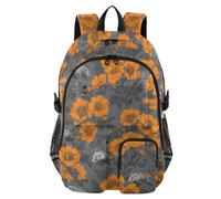 SyXIOP Sac à dos de voyage pour ordinateur portable Wolverine Poppy Orange et gris