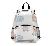 SyXIOP Sac à dos mignon en forme d'ours en peluche marron pour enfants filles laisse sac à dos pour enfant bulto para ni?os