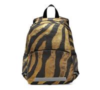 SyXIOP Sac à dos pour enfants texture peau de tigre doré avec poche pour bouteille d'eau, sangle de poitrine, sacs à livres pour tout-petits, mochila para ni?os
