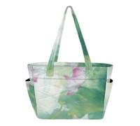 SyXIOP Sac fourre-tout utilitaire, sac de sport, fleur de nénuphar du Vietnam, beauté des fleurs d'été _3