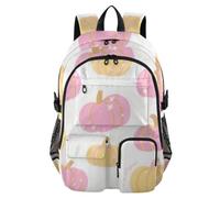 SyXIOP Sacs à dos de voyage pour ordinateur portable Hello Fall Autumn Pumpkin White Bookbags pour adolescents garçons