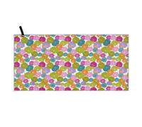 SyXIOP Serviette de sudation multicolore à séchage rapide (1 pièce) pour softball - Cadeau de sport pour les gars de gym - 100 x 180 cm