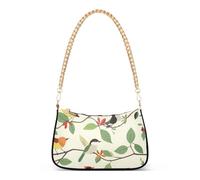 SyXIOP Spring Birds Sac à bandoulière tendance avec plusieurs poches pour les voyages