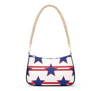 SyXIOP Stripe Stars 4th of July Independence Day Sac à bandoulière tendance avec plusieurs poches pour femme pour la fête des mères