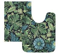 SyXIOP Tapis de bain William Morris Daisy Turquoise