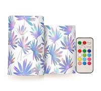 SyXIOP Wild Palm Lumières scintillantes décoratives blanches avec télécommande pour Saint-Valentin, Saint-Valentin, alimentation par piles