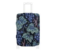 SyXIOP William Morris Housse de protection élastique anti-rayures pour valise de 45,7 à 81,3 cm Bleu raisin, William Morris Raisin Bleu, S 18-20 in, Classique