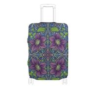 SyXIOP William Morris Housse de protection élastique pour bagage à main Motif marguerites Violet 45,7 à 81,3 cm, William Morris Marguerite violette, L 26-28 in, Classique