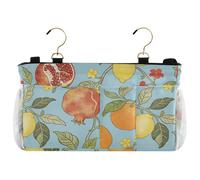 SyXIOP William Morris Sac à suspendre pour lit de bébé Grenade et citron Bleu