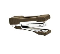 SYXL Agrafeuses Agrafeuse sans Effort avec 1000 agrafes Standard Petites agrafeuses 20 Capacité de la Feuille Contient 50 agrafes Machine d'agrafeuse Portable Accessoire de Bureau (Color : Brown)