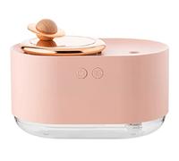 SYXL Unique Diffuseur d'huiles essentielles Planet, humidificateur à ultrasons Rechargeable de 300 ML, Vaporisateur d'autonomie de 8 h, veilleuse d'ambiance, décor Amusant Cadeau