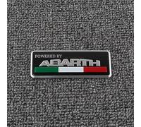 SYXWJL Auto Emblème pour Abarth Punto 2007-2014, Logo Emblèmes Badge Logo Badge Autocollant D'Insigne de Logo 3D Métal pour Carrosserie Décoration Accessoires,C