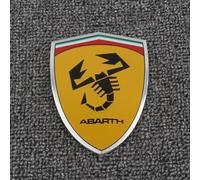 SYXWJL Auto Emblème pour Abarth Punto 2007-2014, Logo Emblèmes Badge Logo Badge Autocollant D'Insigne de Logo 3D Métal pour Carrosserie Décoration Accessoires,B