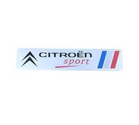 SYXWJL Auto Emblème pour Citroen C4 2010-2015, Logo Emblèmes Badge Logo Badge Autocollant D'Insigne de Logo 3D Métal pour Carrosserie Décoration Accessoires,B