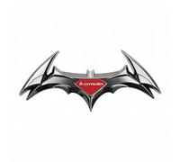 SYXWJL Auto Emblème pour Citroen DS3 2009-2014, Logo Emblèmes Badge Logo Badge Autocollant D'Insigne de Logo 3D Métal pour Carrosserie Décoration Accessoires,Red