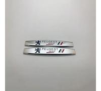 SYXWJL Auto Emblème pour Peugeot 408 (Crossover), Logo Emblèmes Badge Logo Badge Autocollant D'Insigne de Logo 3D Métal Sticker pour Carrosserie Décoration Accessoires,2PCS