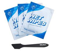 SYY Kit de retrait de pâte thermique pour processeur, GPU, dissipateur thermique, etc. Décapant de pâte thermique pour ordinateur avec 20 lingettes de nettoyage