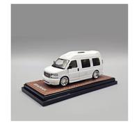 SYYANFEI 1:64 pour Camping-Car Savana Modèle Réduit Métal Moulé sous Pression Jouet Fourgonnette Jeu Blanche Maquette Voiture