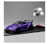 SYYANFEI Copie Fidèle l’Origine avec Beaucoup Détails 1:24 pour Nissan Nissan Alliage Voiture Jouet Art Affichage Collection Véhicule Cadeau Maquette Voiture(Purple)
