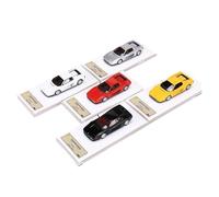 SYYANFEI Copie Fidèle l’Origine avec Beaucoup Détails 1:64 pour L'édition Collector 199 Modèle De Voiture en Résine Limitée avec Base Produit Fini Statique Maquette Voiture(Gray)