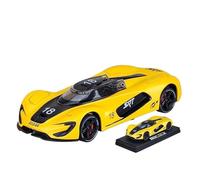 SYYANFEI Copie Fidèle l’Origine avec Beaucoup Détails Modèle De Supercar en Alliage Tomahawk SRT À L'échelle 1/32 Jouet Collection Cadeaux Maquette Voiture(Yellow)