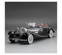 SYYANFEI Copie Fidèle l’Origine avec Beaucoup Détails Modèle De Voiture Classique en Alliage Moulé sous Pression Mercedes-Benz 500K 1:24, Jouet De Collection, Cadeau Maquette Voiture(Noir)