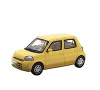 SYYANFEI Copie Fidèle l’Origine avec Beaucoup Détails Modèle De Voiture D'émulation Esse X 2006 À L'échelle 1:43 Jouet D'exposition en Métal avec Piédestal Cadeau Collection Maquette Voiture(Yellow)