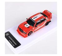 SYYANFEI Copie Fidèle l’Origine avec Beaucoup Détails Modèle Réduit De Voiture en Alliage Métallique Édition Collector 190E W201 Red Mini Racers Vehicles Échelle 1:64 Maquette Voiture(Rouge)