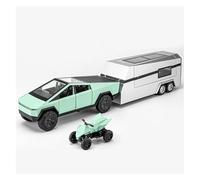 SYYANFEI Copie Fidèle l’Origine avec Beaucoup Détails Modèle Réduit De Voiture en Métal pour Camping-Car Mars Pickup Truck Échelle 1/24 avec Son Et Lumière À Tirer Maquette Voiture(Bleu)