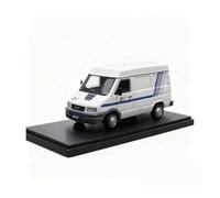 SYYANFEI Modèle Réduit De Véhicule Utilitaire Iveco en Métal Moulé sous Pression À L'échelle 1:43 - Jouet Cadeau De Noël Ou De Fêtes Maquette Voiture(White)