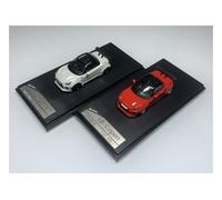 SYYANFEI Modèle Réduit Voiture Alliage L'échelle 1:64 pour Nissan GTR Copen Cabriolet Décoration Bureau Rouge Et Blanc Maquette Voiture(White)
