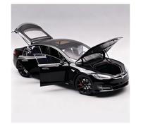 SYYANFEI Modèle Voiture Alliage Moulé sous Pression 1:18 pour Modèles P100D New Energy Berline Luxe Jouet Collection Décoration Cadeau Maquette Voiture(Noir)
