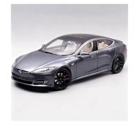 SYYANFEI Modèle Voiture Alliage Moulé sous Pression 1:18 pour Modèles P100D New Energy Berline Luxe Jouet Collection Décoration Cadeau Maquette Voiture(Gray)