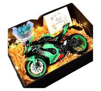SYYANFEI Moto Miniature Collection 1:9 pour Nouveau Kawasaki ZX-10R Alliage Moto Modèle Scène Affichage Ornement Véhicule Adulte Audiophiles Garçons Jouetspetits Grands - A Partir 3 Ans(Vert)