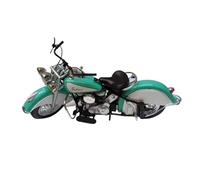 SYYANFEI Moto Miniature Collection Modèle Moto Indienne Vintage en Alliage Moulé sous Pression Échelle 1:6 Jouet De Collection Classique Décoration Cadeaux Jouetspetits Grands - A Partir 3 Ans(Vert)