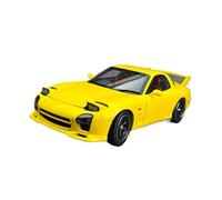 SYYANFEI Voiture Miniature Collection Mazda RX7 Spirit R L'échelle 1:18 Métal Jouet Et Cadeau Original Maquette Voiture(Yellow)