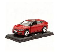 SYYANFEI Voiture Miniature Friction KIA EV6 L'échelle 1:38 Modèle Réduit Collection Décoration Maquette Voiture(Rouge)