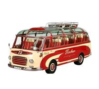 SYYANFEI Voiture Miniature Métal L'échelle 1:18 pour Camping-Car Setra S6 Fischer 1956 Jouet Décoration Bureau Maquette Voiture