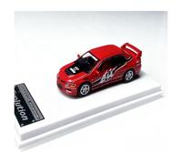 SYYANFEI Voiture Miniature Mitsubishi Evo L'échelle 1:64 Alliage Métallique Moulé sous Pression Rouge Collection Présentoir Cadeau Souvenir Maquette Voiture