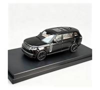 SYYANFEI Voiture Miniature Range Rover Premium Extended Edition 1:64 - Cadeau pour Noël Ou Un Anniversaire - Passionnés D'automobile Maquette Voiture(Noir)