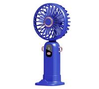 SYz146 Ventilateur mural portable à 5 vitesses avec affichage numérique pliable et multifonction pour bureau d'extérieur (C, 20 cm)