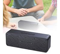 SYz235 Haut-parleur portable avec son puissant design 20 heures d'autonomie Idéal pour les activités de plein air Noir 16,5 x 4 x 5,6 cm