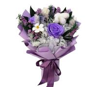 SYZISZDW Bouquet de Fleurs conservées, Fleurs pour Toujours pour Livraison Prime, Fleurs conservées, Valentin Cadeaux d'anniversaire de la fête des mères pour Femmes Mère épouse Her