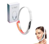 Syzplnwy Appareil électrique à double menton intelligent en V Shaper 6 modes 8 vitesses Contrôle de l'intensité pour réduction du double menton