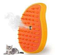 Syzplnwy Brosse à vapeur 3 en 1 pour chat - Spray et brume en silicone pour chats d'intérieur, chiens et petits animaux de compagnie | Épilateur à brume moelleuse avec peigne de massage amovible