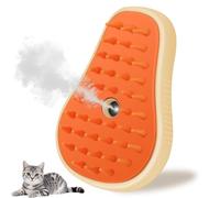Syzplnwy Brosse à vapeur pour chat - 3 en 1 - Outil de toilettage à brume moelleuse pour chats d'intérieur et tous les animaux de compagnie - Peigne pulvérisateur en silicone en forme d'avocat