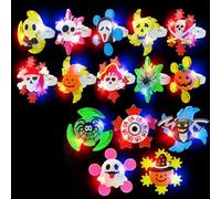 Syzplnwy Lot de 15 jouets de collier lumineux pour Halloween - Décoration à suspendre pour enfants