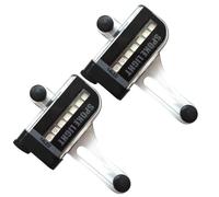 Syzplnwy Lot de 2 lumières LED étanches pour rayons de vélo avec 30 motifs pour la sécurité de conduite de nuit, enfants et adultes