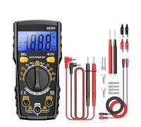 SZ303 Digital Multimeter 1999 Count AC/DC Voltage Current Resistance Precision Portable Electrical Tester Tools(Black Pro)