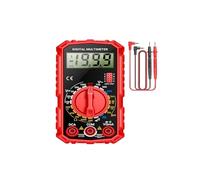 SZ308 Digital Multimeter AC/DC Votage Current Resistance Electrician Inspection and Maintenance Multifunctional Universal Meter(Red)